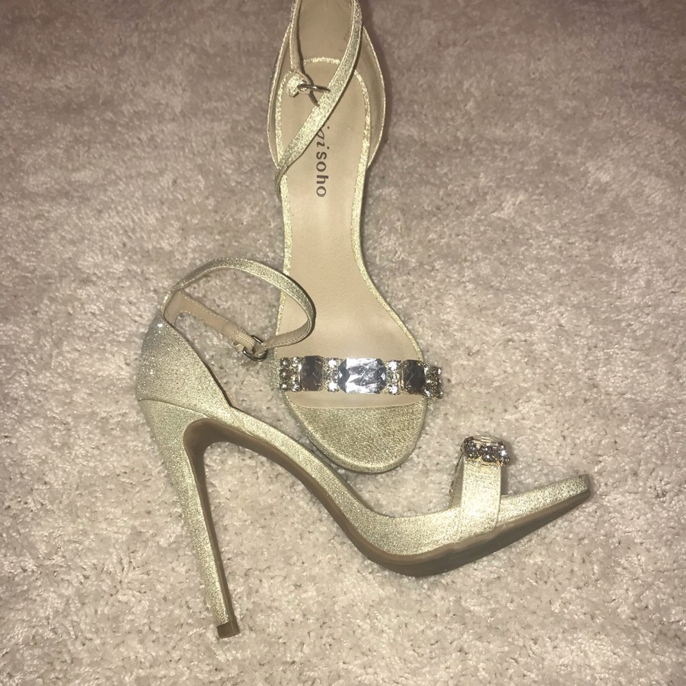Gold heels